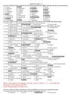 đề cương ôn thi học kì tiếng anh thí điểm