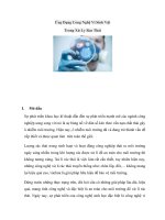 Ứng dụng công nghệ vi sinh vật trong xử lý rác thải