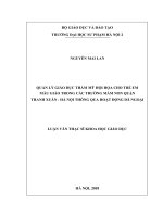 Quản lý giáo dục thẩm mỹ hội họa cho trẻ em mẫu giáo trong các trường Mầm non Quận Thanh Xuân - Hà Nội thông qua hoạt động dã ngoại_2