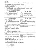 Giáo án tự chọn môn Toán cả năm lớp 10