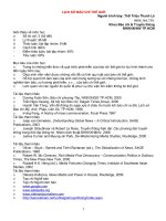 Lịch sử Báo chí Thế giới  THS TRIỆU THANH Lê   ĐH KHXH  NV TPHCM