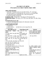 Giáo án Sinh học 10 bài 31: Virut gây bệnh. Ứng dụng của virut trong thực tiễn