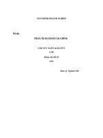 Bài tập có đáp án tài chính doanh nghiệp   corporate finance 1 