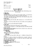 Giáo án vật lí 9 học kì 1