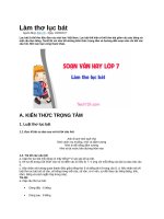 Làm thơ lục bát