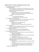 Hóa lý – Hóa keo và tính thấm của tế bào và mô.