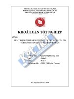 Hoạt động nhập khẩu ô tô cũ và tác động của nó tới ngành sản xuất ô tô của việt nam 