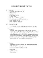 bệnh án y học cổ truyền