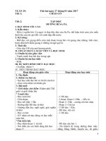 tuần 29 đến tuần 32