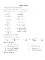 các chuyên đề ôn thi vào 10