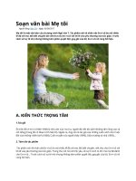 Soạn văn bài mẹ tôi