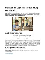 Soạn văn bài cuộc chia tay của những con búp bê