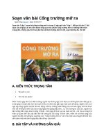 Soạn văn bài cổng trường mở ra