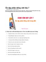 Ôn tập phần tiếng việt lớp 7