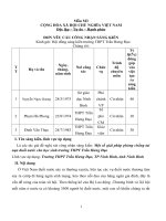 Chuyên đề:một số giải pháp phòng chống tai nạn đuối nước cho học sinh trường THPT trần hưng đạo