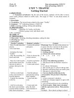 GIÁO án TIẾNG ANH 7 THÍ điểm học kỳ 2 CHUẨN 3 cột