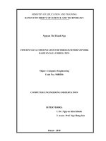 Nâng cao hiệu quả truyền dữ liệu trong mạng cảm biến không dây dựa trên tương quan dữ liệu (Luận án tiến sĩ)