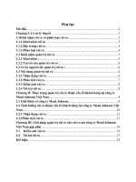 quản trị rủi ro Thực trạng quản trị rủi ro thuộc yếu tố khách hàng tại công ty Mead Johnson Việt Nam