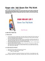 Soạn văn  bài quan âm thị kính