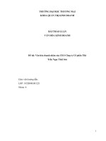 VHKD Văn hóa doanh nhân của CEO Công ty Cổ phần Tiki  Trần Ngọc Thái Sơn