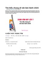 Tìm hiểu chung về văn bản hành chính