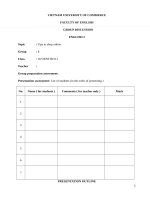 TIẾNG ANH 3 ĐẠI HỌC THƯƠNG MẠI Tips to shop online