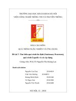 Quá trình ngẫu nhiên ổn định và quá trình Ergodic