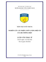 Nghiên cứu cải thiện chất lượng điện áp của hệ thống điện 