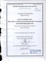 Quản lý không gian kiến trúc cảnh quan hai bên bờ sông nâm rốm thành phố điện biên phủ (tt) 