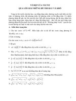 CHUYÊN ĐỀ VECTƠ  VÀ LỜI GIẢI NHỮNG ĐỀ THI HAY VÀ KHÓ môn TOÁN ôn thi THPT QG