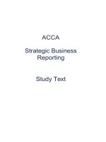 ACCA strategic business reporting study text 