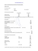 ACCA paperanswers section 1 introduction the group statement of financial position 