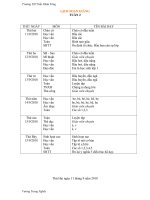 Giáo án lớp 1 theo thông tư mới nhất 2018. giáo viên Vương Trọng Nghĩa