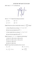 Đề khảo sát lần 1 toán 12 năm học 2018 – 2019 có lời giải chi tiết