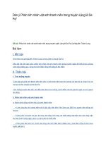 Dàn ý phân tích nhân vật anh thanh niên trong truyện lặng lẽ sa pa