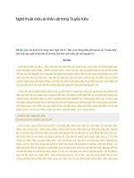 Nghệ thuật miêu tả nhân vật trong truyện kiều