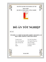 Tìm hiểu và thiết kế bộ điều khiển cho động cơ một chiều không chổi than BLDC