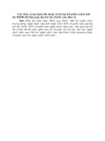 Các đơn vị dự toán NS được trích lại 50 phần trăm kết dư NSNN để lập quỹ dự trữ tài chính của đơn vị