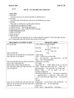 Giáo án Sinh học 11 bài 46: Cơ chế điều hòa sinh sản tuyển chọn nhất