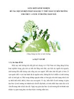 ĐỀ TÀI: MỘT SỐ BIỆN PHÁP GIÁO DỤC Ý THỨC BẢO VỆ MÔI TRƯỜNG CHO TRẺ 5  6 TUỔI  Ở TRƯỜNG MẦM NON