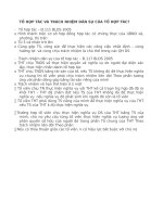 TỔ hợp tác và TRÁCH NHIỆM dân sự của tổ hợp tác