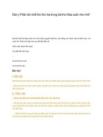 Dàn ý phân tích khổ thơ thứ hai trong bài thơ mùa xuân nho nhỏ