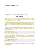 Thuyết minh về di tích lịch sử