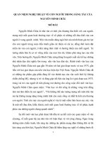 Quan niệm nghệ thuật về con người trong truyện ngắn nguyễn minh châu 