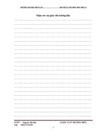 Tự động hóa thiết kế công nghệ kĩ thuật cơ khí