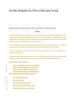 Giới thiệu về nguyễn hữu thỉnh và chiều sông thương