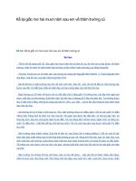 Kể lại giấc mơ hai mươi năm sau em về thăm trường cũ