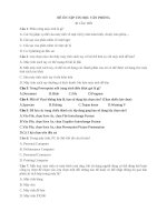 ĐỀ ôn tập TIN học văn PHÒNG