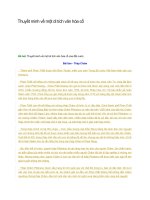 Thuyết minh về một di tích văn hóa cổ