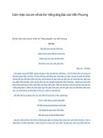 Cảm nhận của em về bài thơ viếng lăng bác của viễn phương